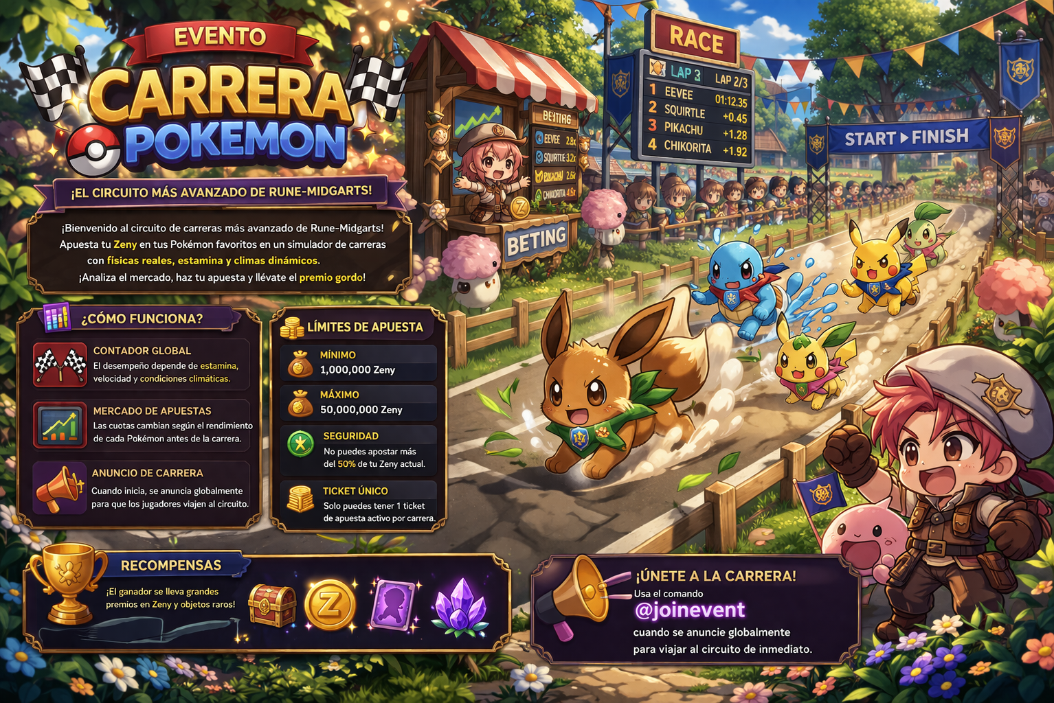 banner pokemon race